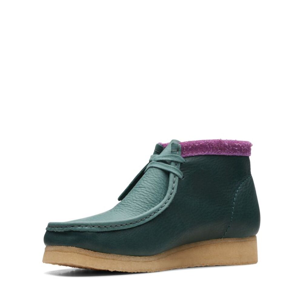 Clarks Mens Wallabee Boot Green Boots (NWT) - Picture 4 of 6